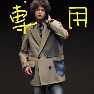 カラー(kolor)のインセクター羽蛾様専用　kolor 18aw ダブルジャケット(テーラードジャケット)