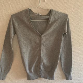 ザラ(ZARA)のZARA ザラ　グレー　カーディガン(カーディガン)