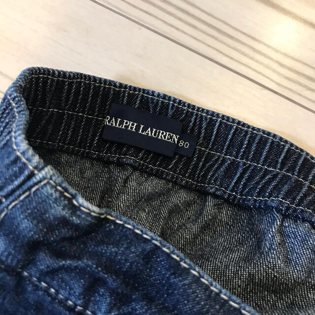 Ralph Lauren(ラルフローレン)の専用！【Ralph Lauren】ラルフローレン デニムスカート サイズ80 キッズ/ベビー/マタニティのベビー服(~85cm)(スカート)の商品写真