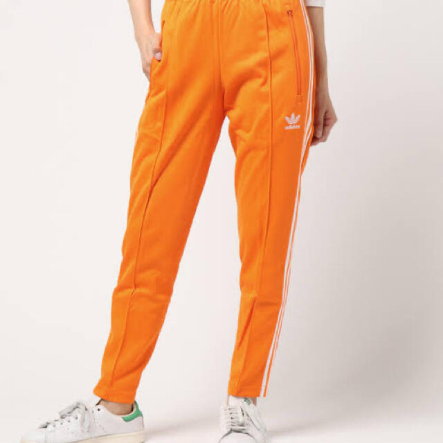 adidas - 【adidas】トラックパンツオレンジの通販 by MORI's adidas - 【adidas】トラックパンツオレンジの通販 by MORI's