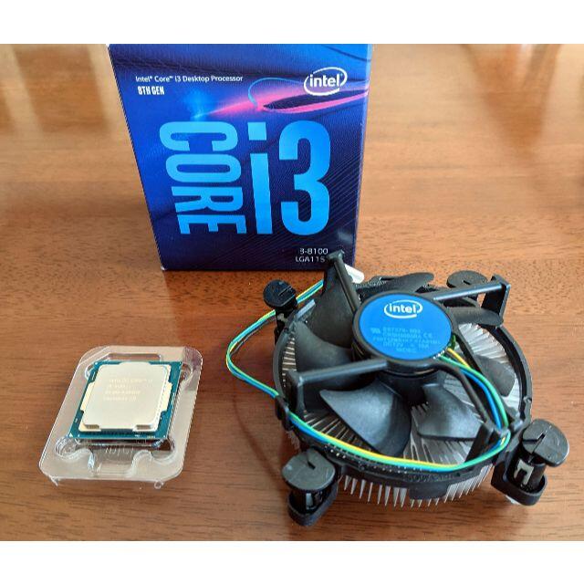 INTEL Core i3 8100 LGA1151  リテールFAN付PCパーツ