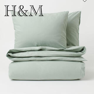エイチアンドエム(H&M)のH&Mピローケース2枚/ハンドメイドコットン枕カバー(シーツ/カバー)