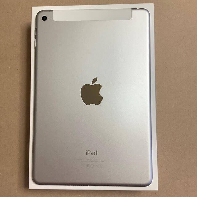 ファッションなデザイン iPadmini4Wi-Fi＋Cellular16GBsilver送料込み 