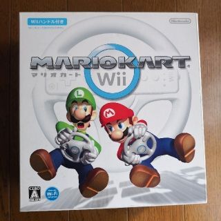 Wii　マリオカート　Wiiハンドル(家庭用ゲーム機本体)