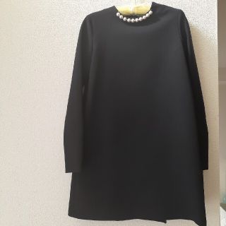 バーニーズニューヨーク パール ひざ丈ワンピース(レディース)(長袖
