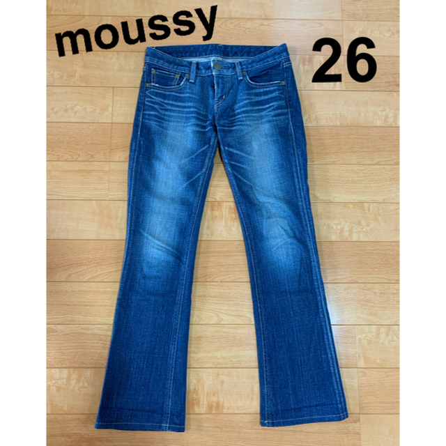 moussy(マウジー)の美品　moussy フレアデニム レディースのパンツ(デニム/ジーンズ)の商品写真