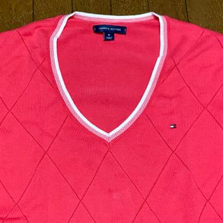 トミーヒルフィガー(TOMMY HILFIGER)のtommy ピンクセーター (ニット/セーター)