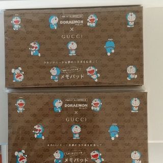 グッチ(Gucci)のドラえもん×GUCCI　メモパッド２冊　新品(ファッション)