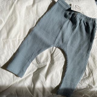 ザラキッズ(ZARA KIDS)のリブレギンスパンツ　ブルー80(パンツ)