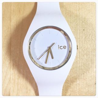 アイスウォッチ(ice watch)のice アナログ腕時計  ホワイト(腕時計)