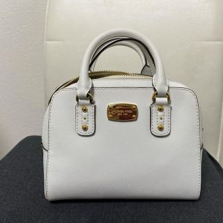 マイケルコース(Michael Kors)のマイケルコース ハンドバッグ ショルダーバッグ　ホワイト(ショルダーバッグ)