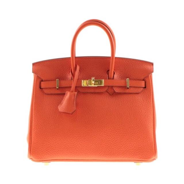 HERMES ハンドバッグ レディースオレンジポピー金具