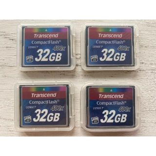 トランセンド(Transcend)のコンパクトフラッシュカード32GB（4枚セット）(その他)