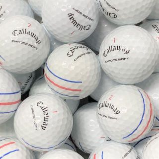 キャロウェイ(Callaway)の★ロストボール クロムソフト 2020 トリプルトラック ホワイト12球 A(その他)