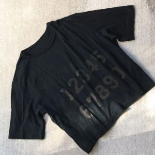 ワイズ(Y's)の＊ご専用＊ワイズ 今期スウェット 数字半袖ウールTシャツ(トレーナー/スウェット)