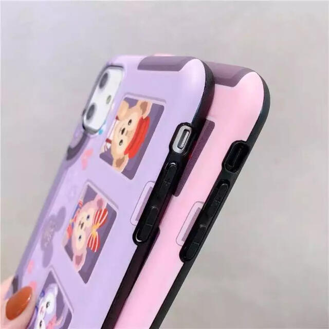 Disney(ディズニー)の【ラスト1点】ダッフィー　iPhoneケース　iPhone11 ピンク スマホ/家電/カメラのスマホアクセサリー(iPhoneケース)の商品写真