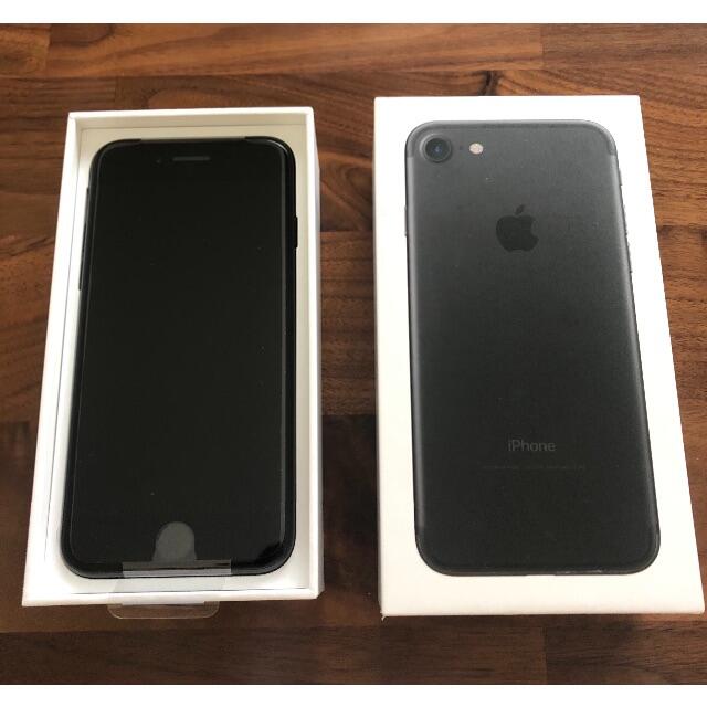 【新品・未使用】iPhone7 Black 32GB   Softbankスマートフォン/携帯電話