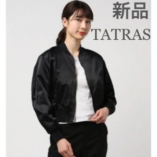 タトラス(TATRAS)の新品　タトラス  刺繍　ブルゾン　ブラック　2019年　レディース(ブルゾン)