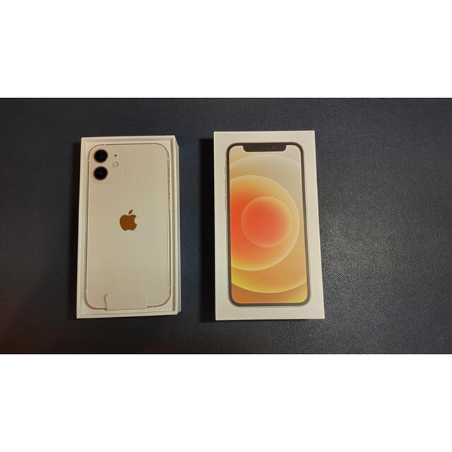 WEB限定カラー iPhone - 【新古品】iPhone 12 mini ホワイト 128GB SIM