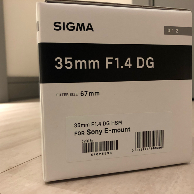 SIGMASIGMA 35mm F1.4 DG HSM Art ソニーEマウント