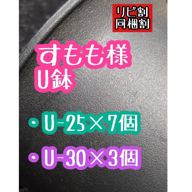 すもも様 U鉢 ハンドメイドのフラワー/ガーデン(その他)の商品写真