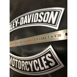 ハーレーダビッドソン(Harley Davidson)の大きいワッペン★背中用★上下セット★ハーレーダビッドソン★モーターサイクルズ(装備/装具)