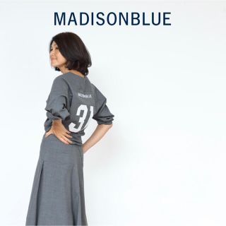 マディソンブルー(MADISONBLUE)の【MADISONBLUE】FOOTBALL PO W TROPICAL/GRAY(シャツ/ブラウス(長袖/七分))