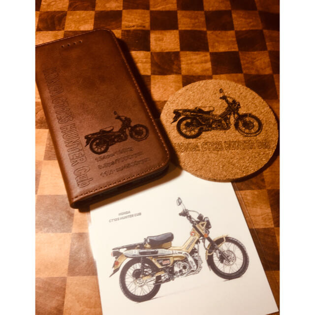 CT125ハンターカブ　オリジナルスマホケース 自動車/バイクのバイク(その他)の商品写真