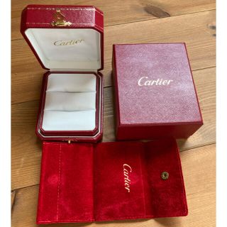 カルティエ(Cartier)のカルティエ 空箱　リング2本用ケース、ポーチ、空箱(その他)