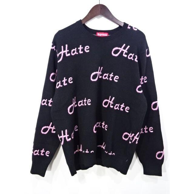 Supreme(シュプリーム)のSUPREME 13aw HATE COTTON SWEATER  メンズのトップス(ニット/セーター)の商品写真