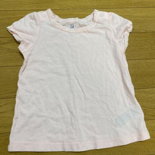 ベビーギャップ(babyGAP)のbabygap レースTシャツ　18-24m(Tシャツ/カットソー)