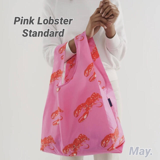 Ron Herman(ロンハーマン)の【BAGGU】ピンク ロブスター スタンダード Pink Lobster バグー レディースのバッグ(エコバッグ)の商品写真