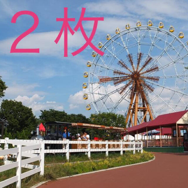 東武動物公園フリーパス　２枚　ペア