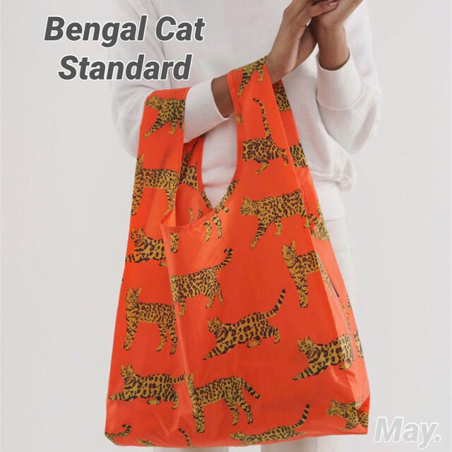 Ron Herman(ロンハーマン)の【BAGGU】ベンガルキャット スタンダード Bengal Cat レディースのバッグ(エコバッグ)の商品写真