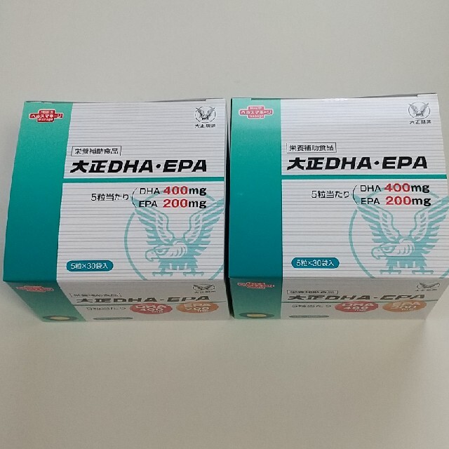 大正製薬(タイショウセイヤク)の大正DHA・EPA 5粒×30袋入り 2箱 食品/飲料/酒の健康食品(ビタミン)の商品写真
