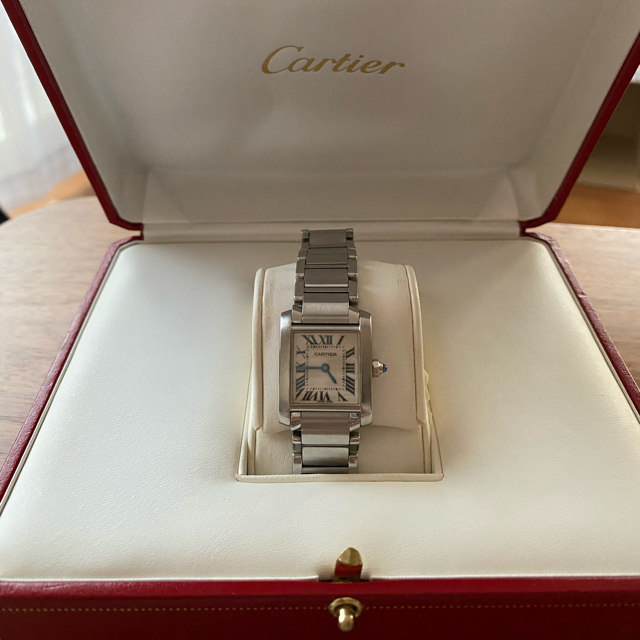 最も信頼できる Cartier カルティエ　タンクフランセーズ - 腕時計