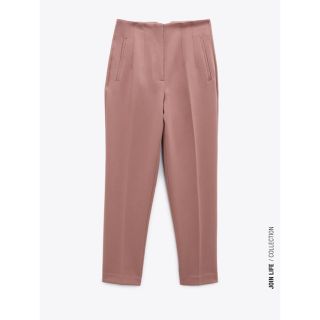 ザラ(ZARA)のZARAハイウエストパンツ(クロップドパンツ)