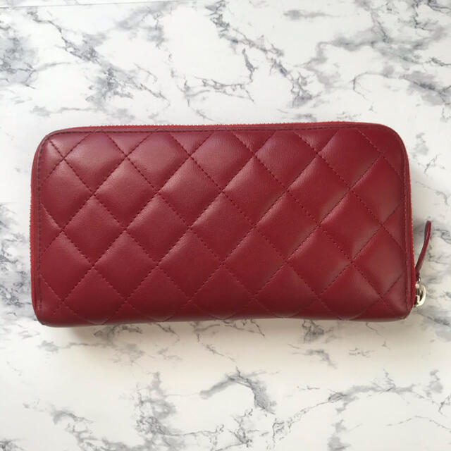 CHANEL マトラッセ 長財布 レッド | tradexautomotive.com