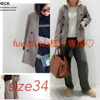 アパルトモンドゥーズィエムクラス(L'Appartement DEUXIEME CLASSE)の【L'Appartement】 Check Handsome Jacket 34(テーラードジャケット)