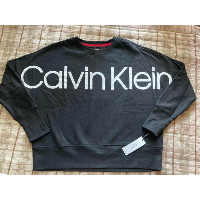 新品未使用 Calvin Klein レディース裏起毛スウェット トレーナー