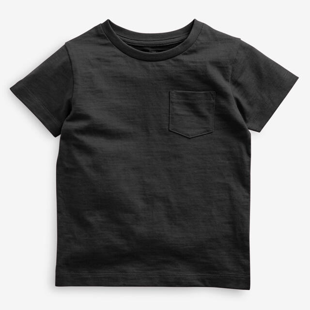 NEXT(ネクスト)のブラック 無地Tシャツ（3m-7y） キッズ/ベビー/マタニティのベビー服(~85cm)(Ｔシャツ)の商品写真