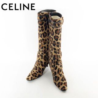 セリーヌ(celine)の新品未使用　CELINE　セリーヌ　ブーツ　ヒョウ柄　レオパード　ハラコ(ブーツ)