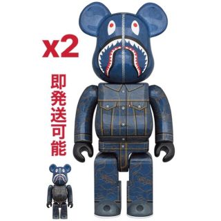 アベイシングエイプ(A BATHING APE)のBE@RBRICK BAPE®︎ x Levi’s®︎ 100% & 400%(その他)