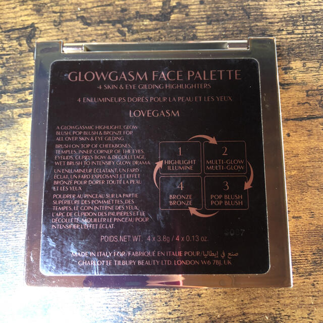 Sephora(セフォラ)のCharlotte Tilbury Glowgasm Face Palette コスメ/美容のベースメイク/化粧品(フェイスカラー)の商品写真