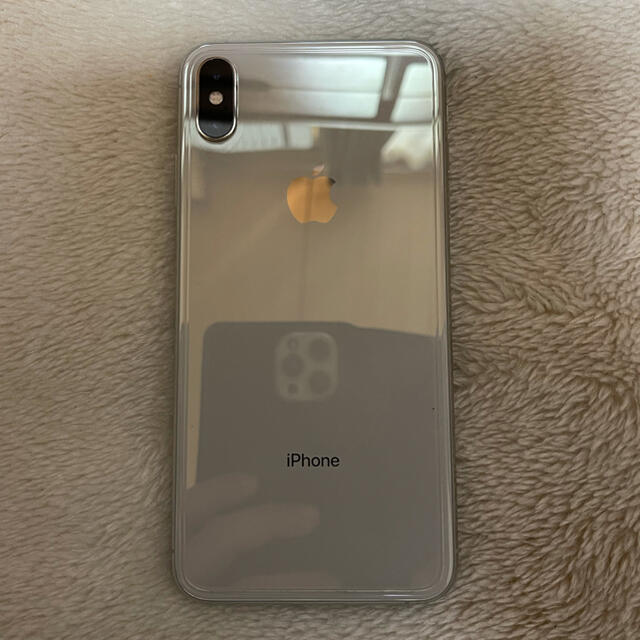 Apple　iPhone xsMax 256GB シルバー　¥51000送料込