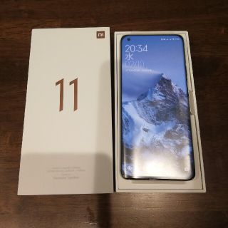 アンドロイド(ANDROID)のmove 様xiaomi mi11 8g128gb eu rom 美品(スマートフォン本体)