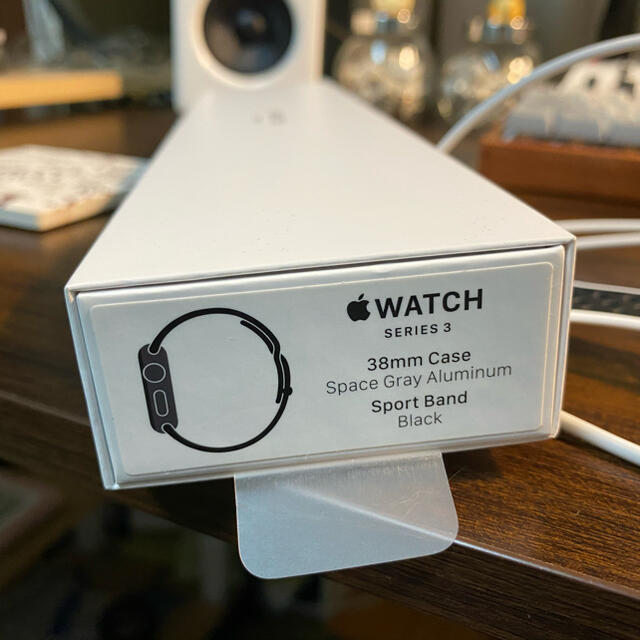 Apple Watch(アップルウォッチ)のApplewatch series3 38mm black スマホ/家電/カメラのスマートフォン/携帯電話(その他)の商品写真