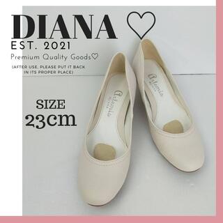 ダイアナ(DIANA)の良品 ダイアナ DIANA アルテミス パンプス 白 サイズ23cm レザー  (ハイヒール/パンプス)