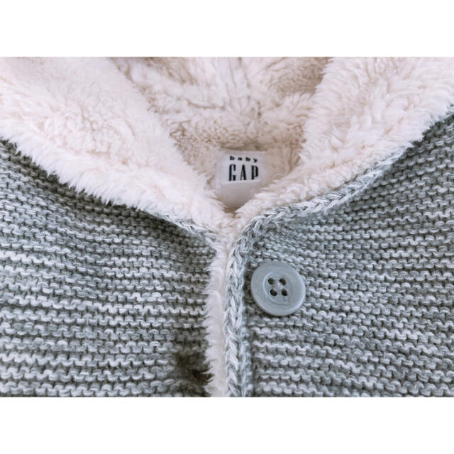 babyGAP(ベビーギャップ)のベビーギャップ　クマみみアウター キッズ/ベビー/マタニティのベビー服(~85cm)(ジャケット/コート)の商品写真