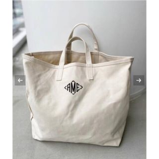 アパルトモンドゥーズィエムクラス(L'Appartement DEUXIEME CLASSE)の新品タグ付き【AMERICANA/アメリカーナ】AME Tote Bagネイビー(トートバッグ)